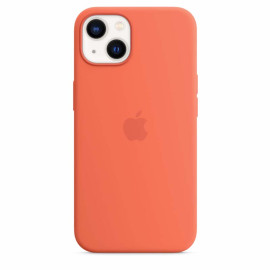 Apple Silikon MagSafe Hülle iPhone 13 Nectarine
