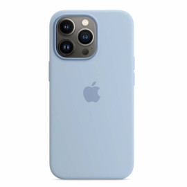 Apple Silikon MagSafe Hülle iPhone 13 Pro Blue Fog
