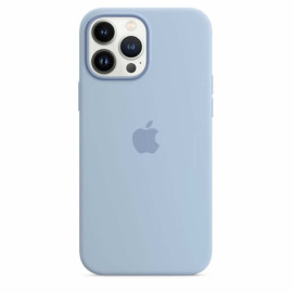 Apple Silikon MagSafe Hülle iPhone 13 Pro Max Blue Fog