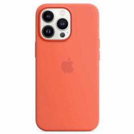 Apple Silikon MagSafe Hülle iPhone 13 Pro Max Nectarine