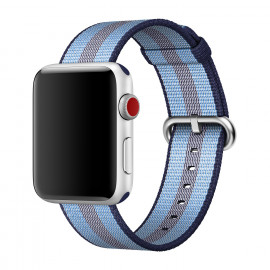 Apple gewebtes Nylon Apple Watch 42mm / 44mm / 45mm / 49mm Midnight Blue