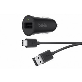 Belkin BOOST UP Autolader mit USB-C Ladekabel (Quick Charge 3.0) Schwarz
