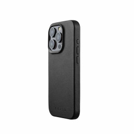 Mujjo Leather Case with MagSafe iPhone 15 Pro black
