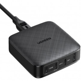 Ugreen 100W 4-Port USB C Desktop-Ladegerät schwarz