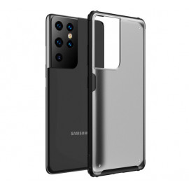 Casecentive Shockproof Case Samsung Galaxy S21 Ultra matt schwarz