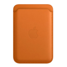 Apple Leather Kartenhalter mit MagSafe (2. Generation) für iPhone Golden brown