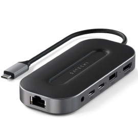 Satechi USB-C Multiport Adapter with 2.5G Ethernet grau