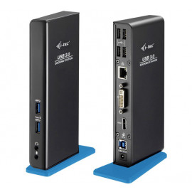 i-Tec USB-A 3.0 Dual HDMI DVI Docking Station schwarz