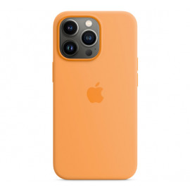 Apple Silikon MagSafe Hülle iPhone 13 Pro Marigold