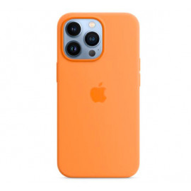Apple Silikon MagSafe Hülle iPhone 13 Pro Max Marigold