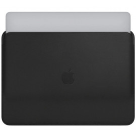 Apple Leather Sleeve MacBook Pro 15 inch (2016 - 2019) Schwarz