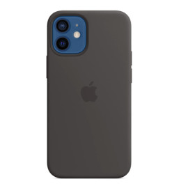 Apple Silicone MagSafe Case iPhone 12 Mini schwarz