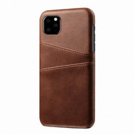 Casecentive Leather Wallet Back Case iPhone 12 / iPhone 12 Pro braun