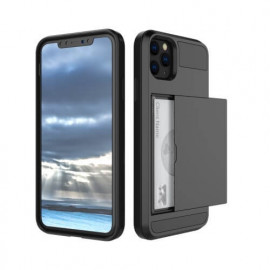 Casecentive Card Holder Back Case iPhone 11 Pro Max schwarz