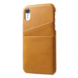 Casecentive Leder Wallet back case iPhone XR beige