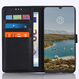 Casecentive Leather Wallet Case Huawei P Smart (2019) schwarz
