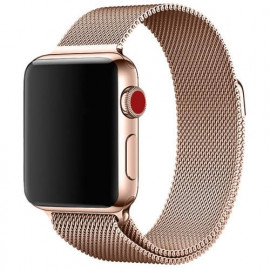 Casecentive Magnetic Milanese Armband Apple Watch 42 / 44 mm rosé gold