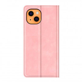 Casecentive Magnetische Leder Geldbörse iPhone 14 Plus rosa