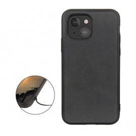 Casecentive stoßfeste Lederhülle iPhone 13 Mini schwarz