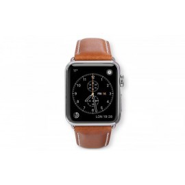 Dbramante1928 Kopenhagen Apple Watch Strap 38mm grau/braun