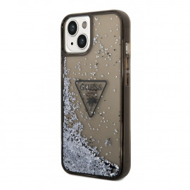 Guess Liquid Glitter case iPhone 14 Plus schwarz