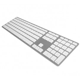 Matias Wireless Tastatur US QWERTY für MacBook silber