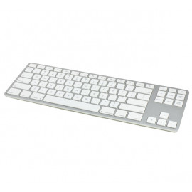 Matias Wireless Keyboard US QWERTY ohne Numpad für MacBook silber