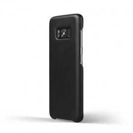 Mujjo Leather Case Galaxy S8 schwarz