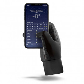 Mujjo Double-Insulated Touchscreen Gloves (M) schwarz