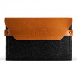 Mujjo Envelope Sleeve iPad Mini 1/2/3/4 dunkelgrau/braun