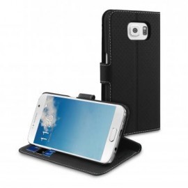 Muvit Wallet Stand Case Galaxy S6 zwart 