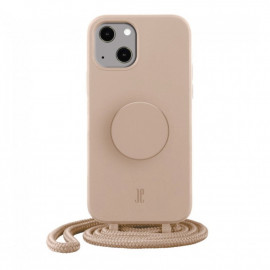 PopSockets PopGrip Hülle iPhone 14 Plus beige