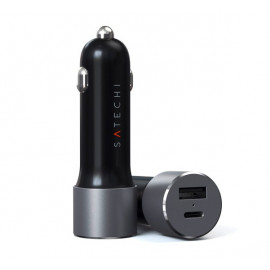 Satechi 72W Type-C PD Car Charger space grey