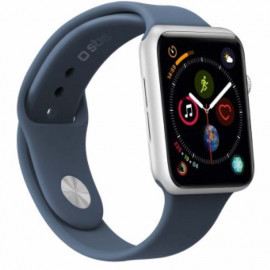SBS Silikon Strap Apple Watch medium / large 38 / 40mm blau