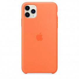 Apple Silikon Hülle iPhone 11 Pro Max Vitamin C Orange