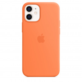 Apple Silikon MagSafe Case iPhone 12 Mini Kumquat 