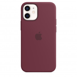Apple Silikon MagSafe Case iPhone 12 Mini Plum