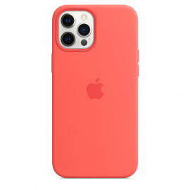 Apple Silikon MagSafe Hülle iPhone 12 Pro Max Pink Citrus