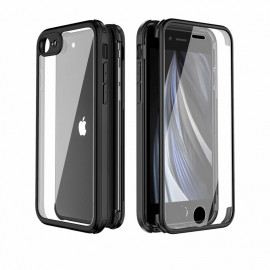 Valenta Tempered Glass Full Cover Bumper Case Apple iPhone 7/8/SE (2020/2022) schwarz