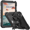 Casecentive Handstrap Pro Hardcase mit Handschlaufe iPad 10.9 2022 Schwarz