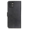 Casecentive Leder Wallet Case mit Verschluss iPhone 13 Mini schwarz