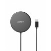 Aukey Aircore Magnetic Qi Wireless Charger 15W Schwarz