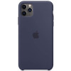Apple Silikon Hülle iPhone 11 Pro Max mitternachtsblau 