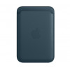 Apple Leder Kartenhalter MagSafe (1. Generation) für iPhone Baltic Blue