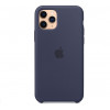Apple Silikon Case iPhone 11 Pro Mitternachtsblau