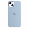 Apple Silikon MagSafe Hülle iPhone 13 Blue Fog