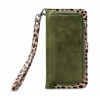Mobilize 2in1 Gelly Wallet Zipper Case iPhone XR Olive / Leopard 