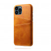 Casecentive Leder Wallet Back Case iPhone 13 Pro tan/braun
