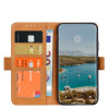 Casecentive Magnetic Leather Wallet Case iPhone 12 / iPhone 12 Pro tan / braun 