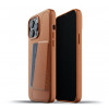 Mujjo Leder Wallet Case iPhone 13 Pro Max braun